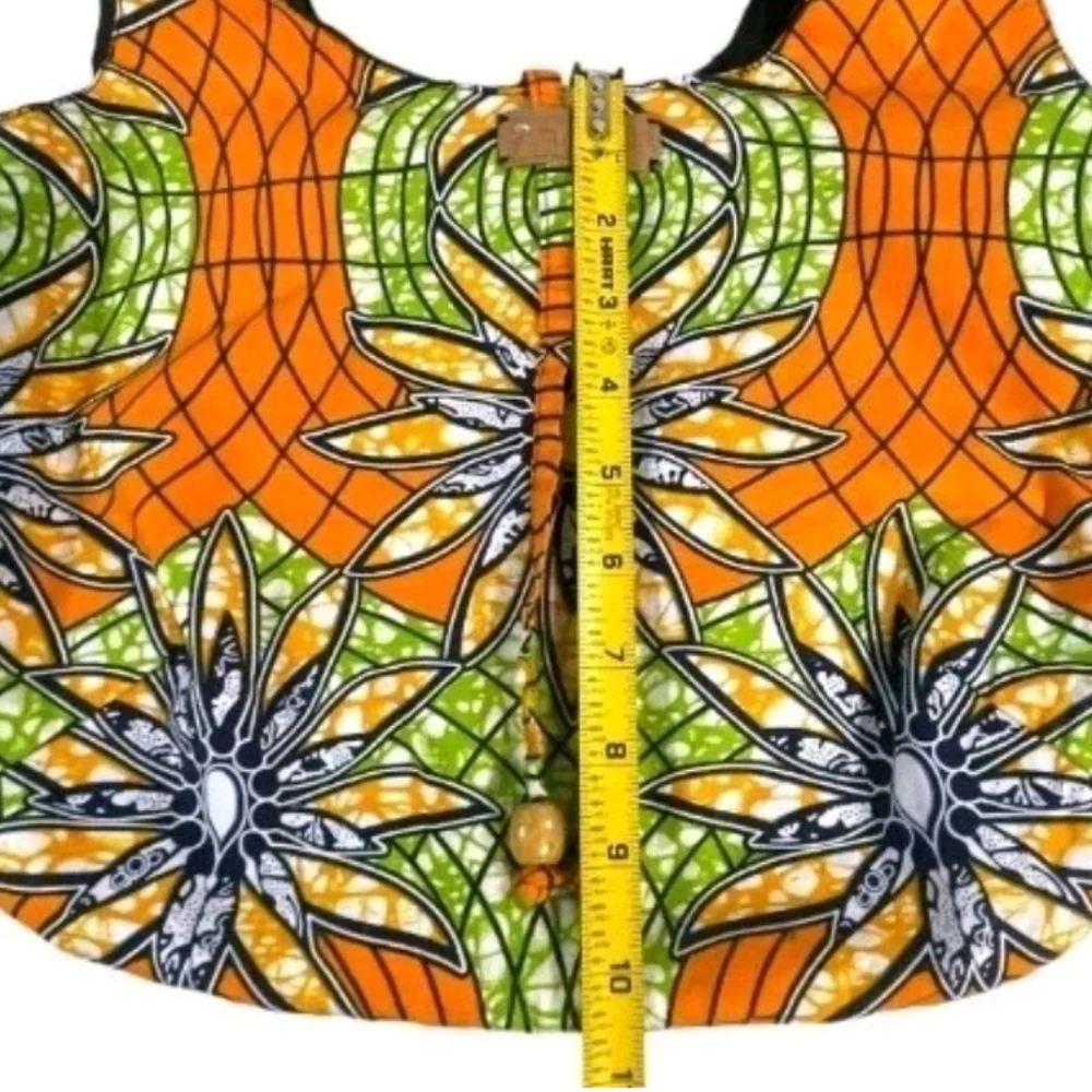 Hobo Bag Handmade By Esther Project Purse Tropical Floral Packable Resort Cruise